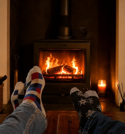 Relaxing at Cascadia House